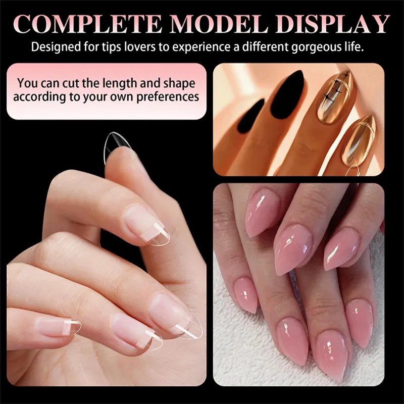 French Half-Cover  Nail Tips